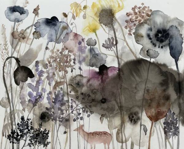 草木が茂り花が咲き誇る庭園を描き続ける画家、今泉敦子の個展を代官山シソンギャラリーにて開催