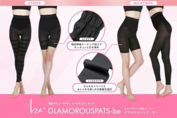 着圧初心者向けインナー『グラマラスパッツ・ビー』が発売から6ヶ月で全国小売店・ドラッグストアなど累計取扱店舗数5,000店を突破！