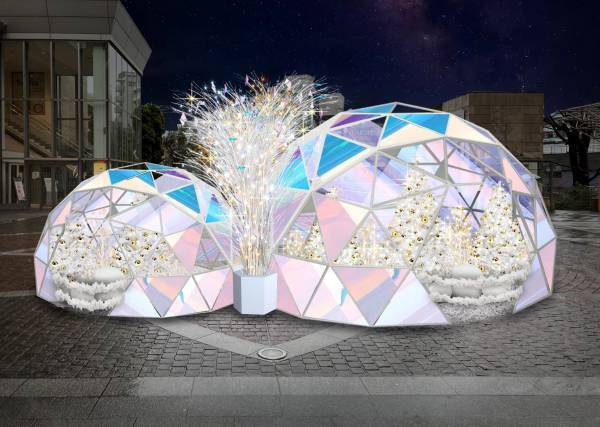代官山に神秘的な明かりが灯るオーロラドームが登場！代官山アドレス・ディセ 冬のイルミネーション