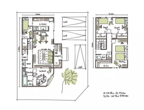 『IESAUNA(イエサウナ)』、タブチキヨシ設計デザインの家に導入　無煙を実現したバイオストーブサウナのある暮らしを創造