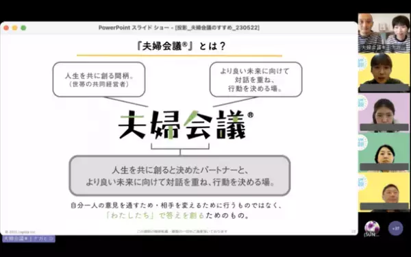＜開催レポート＞満足度97％！仕事と育児の両立をめざすサントリー社内コミュニティ「SUN-co-NEsT」で『夫婦会議』コラボイベント開催