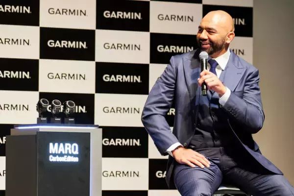 Garminアンバサダー リーチ マイケル選手をゲストに迎え、「MARQ CARBON EDITION」プレスカンファレンスを開催