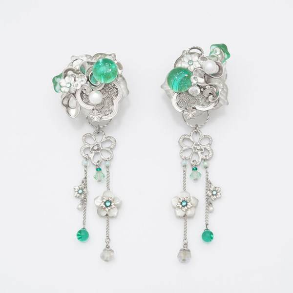 ピアスのようなイヤリング「ぴあり」を製作するジュエリー京都　“源氏物語シリーズ・第二弾”新作『夕霧』を11月17日(金)に発売！