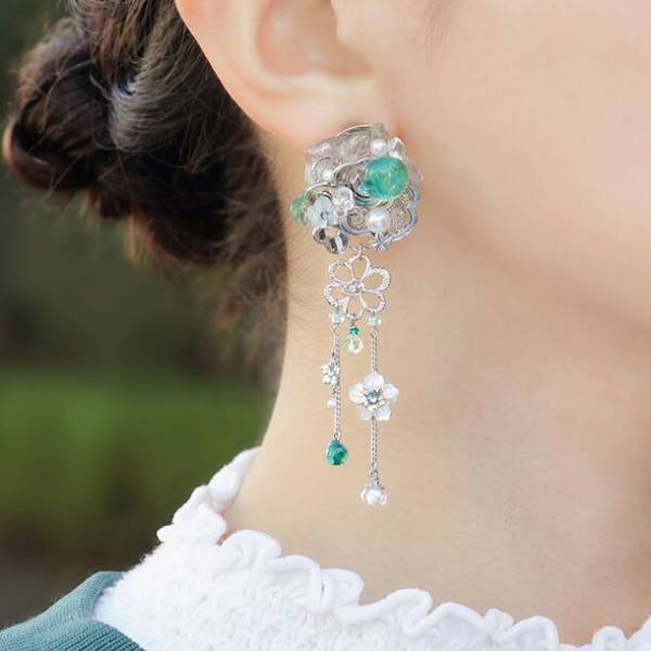 ピアスのようなイヤリング「ぴあり」を製作するジュエリー京都　“源氏物語シリーズ・第二弾”新作『夕霧』を11月17日(金)に発売！