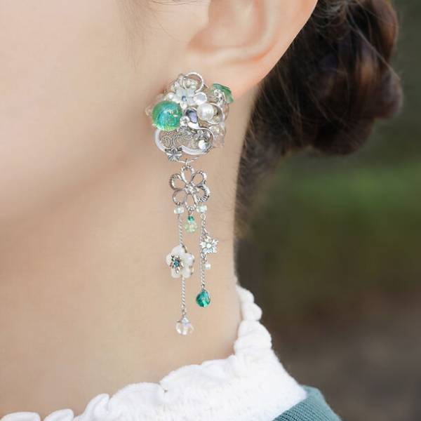 ピアスのようなイヤリング「ぴあり」を製作するジュエリー京都　“源氏物語シリーズ・第二弾”新作『夕霧』を11月17日(金)に発売！