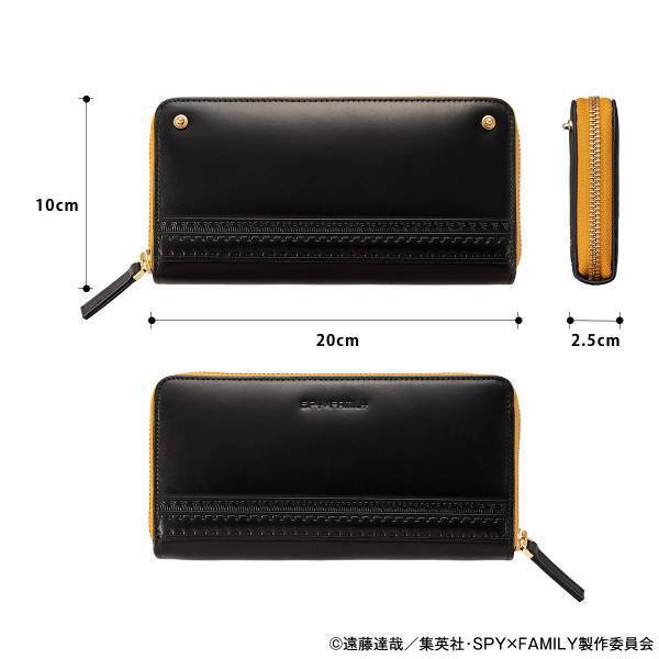 『SPY×FAMILY』より、過酷な任務にも耐えうる堅牢さとエイジングが魅力的な「ブライドルレザー」を使用した革財布が登場！ロイド・アーニャ・ヨルの全3モデル