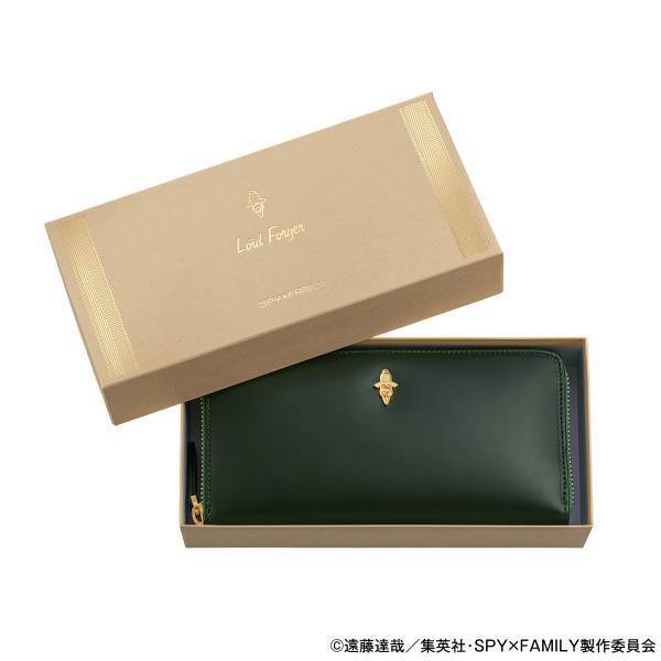 『SPY×FAMILY』より、過酷な任務にも耐えうる堅牢さとエイジングが魅力的な「ブライドルレザー」を使用した革財布が登場！ロイド・アーニャ・ヨルの全3モデル