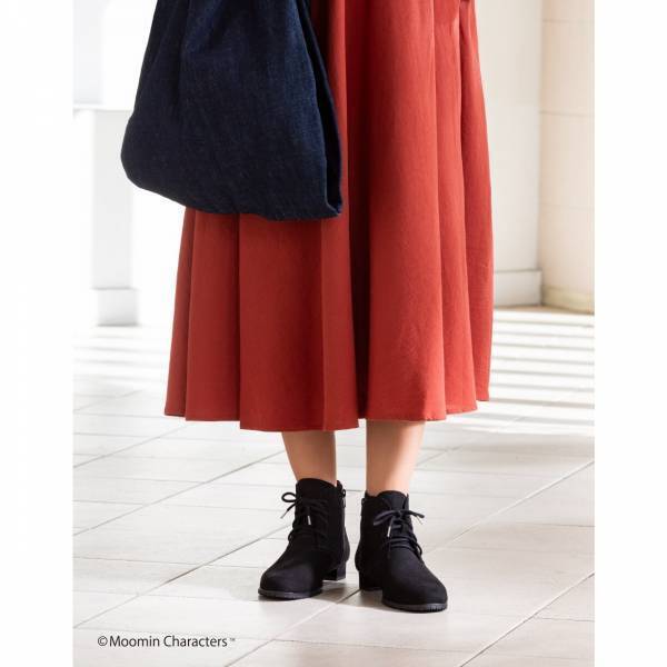 大好きなリトルミイの気分が楽しめる、あったかショートブーツ＜リトルミイ　どんどん歩けるらくらく4Eレザーブーツ＞新発売！