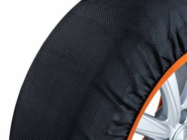 “日本上陸” ポップでかわいい布製のタイヤチェーン　街から山まで遊びつくせ！