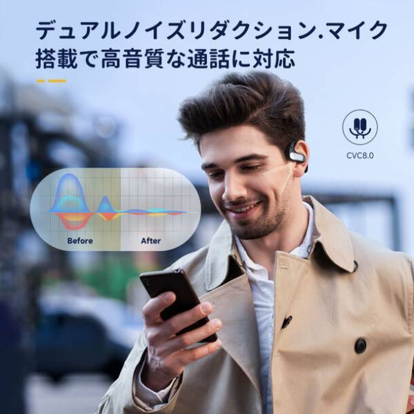 防水性能搭載・オープンイヤー型新型スポーツイヤホン「OpenRock Pro」をブラックフライデーセールの特別価格で販売