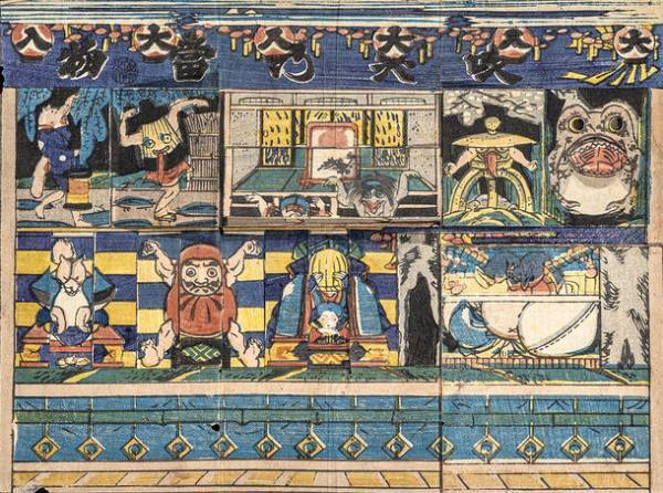 たばこと塩の博物館(東京・墨田区)　江戸～明治の「おもちゃ絵」約300点を集めた『見て楽し 遊んで楽し　江戸のおもちゃ絵 Part2』2023年12月2日(土)～2024年1月28日(日)開催