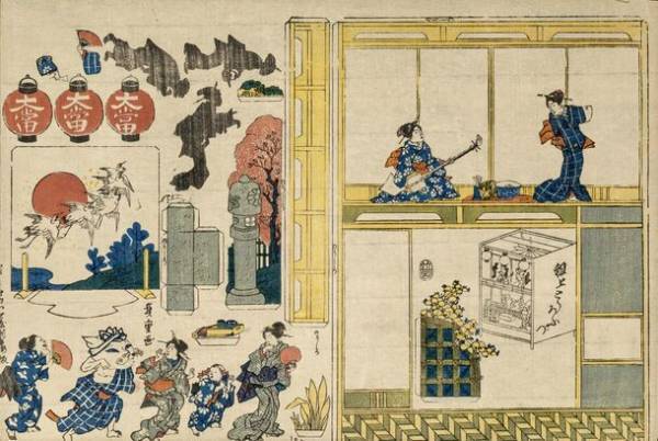 たばこと塩の博物館(東京・墨田区)　江戸～明治の「おもちゃ絵」約300点を集めた『見て楽し 遊んで楽し　江戸のおもちゃ絵 Part2』2023年12月2日(土)～2024年1月28日(日)開催