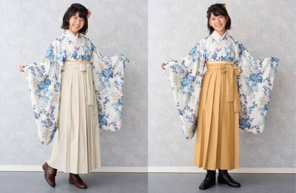 スウィートマミーの“着付け不要”な「小学生卒業袴」に唯一無二の手書き柄が美しい英国発インテリア＆ライフスタイルブランドとのコラボ柄が新発売！