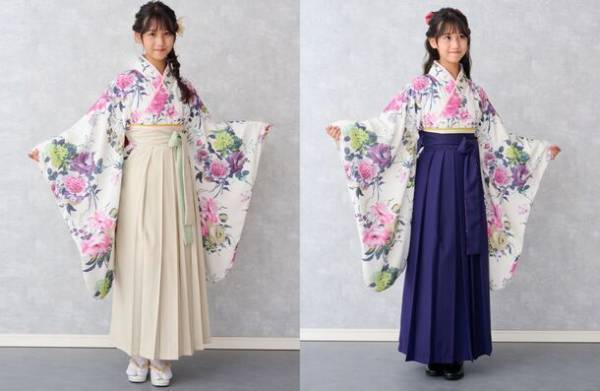 スウィートマミーの“着付け不要”な「小学生卒業袴」に唯一無二の手書き柄が美しい英国発インテリア＆ライフスタイルブランドとのコラボ柄が新発売！