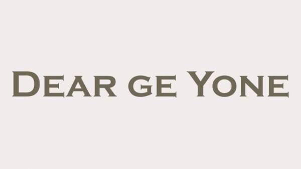 ギフトに最適なメンズドレスアイテムを取り揃えたオンラインストア『DEAR GE YONE』を11月21日(火)にOPEN！