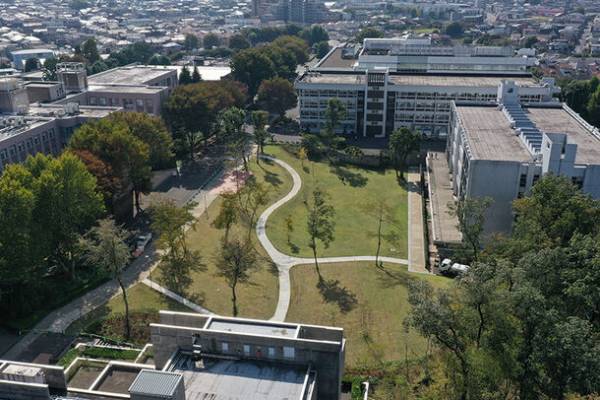 大宮キャンパスに学生が交流する憩いの芝生広場がオープン