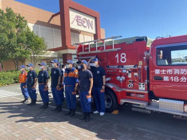 イオンタウン富士南に地元消防団の消防車がやってくる！officePturnが『SDGsをもっと知ろう！』を12/16・17開催