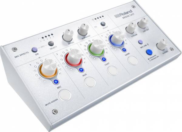 ゲーム配信向けオーディオミキサー「BRIDGE CAST」の新色「アイスホワイト」が登場