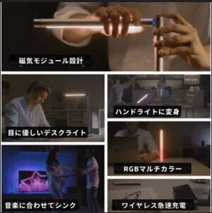 遊び心満載!「Boring Lamp」退屈打破！4in1多機能ライト　12月7日からMakuakeでの先行販売開始！