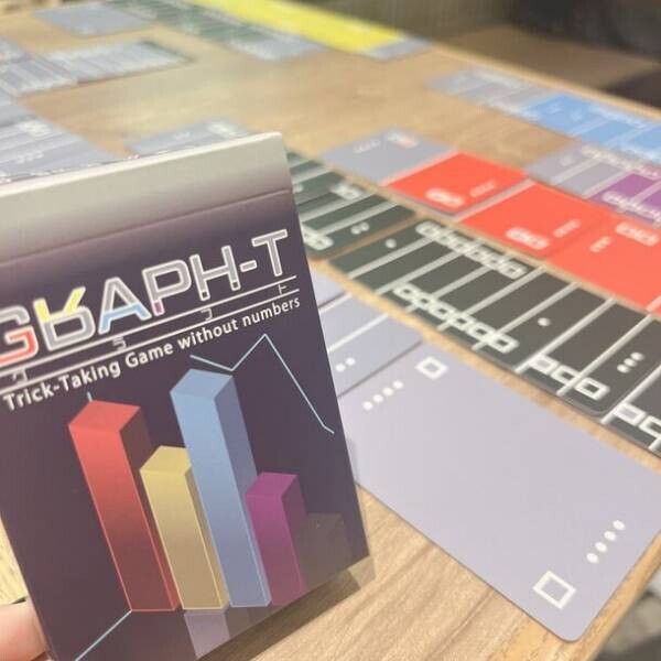 数字を使用しないボードゲーム『GRAPH-T』を発表　12/9・10開催 ゲームマーケット2023秋にて初頒布が決定！