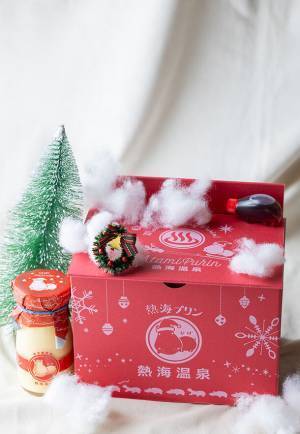 【熱海プリン】毎年2万本完売の大人気フレーバー「2層仕立てのチョコレートプリン」を12/22より販売開始！～クリスマスシーズンは全店チョコづくし！食堂ではクリスマス限定特別メニューも～