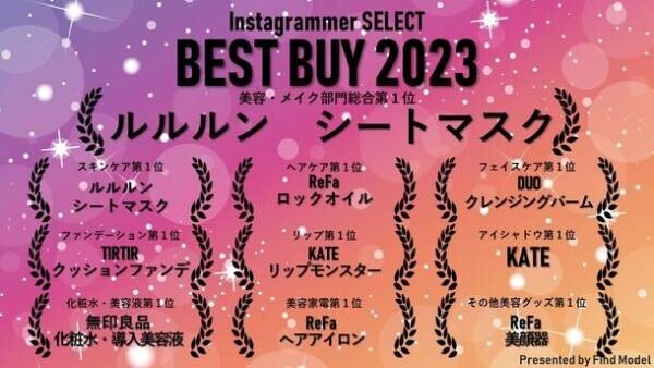 インスタグラマーによる【BEST BUYオブザイヤー2023】調査発表