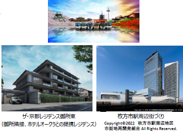 環境省の選定する「脱炭素先行地域」の街づくりが始動。「次世代脱炭素街区」＋「開かれたタウンマネジメントシステム」による、大規模街区開発事業について、京都市と基本協定を締結。