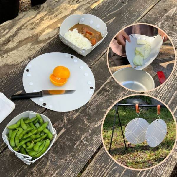 ミニマリスト必見！防災用品としても最適な一枚三役の「キャンプ＆アウトドア用シリコン食器」が11月に新発売