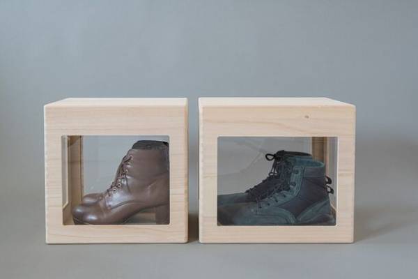 フタを開けなくても中がみえる「桐製くつ箱」　1月16日まで先行予約販売をMakuakeにて実施