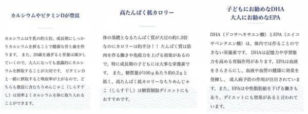 ドラえもんデザインの商品を新発売！子供の発育に最適なちりめんじゃこ・釜揚げしらすで家族みんなで健康な食生活を。