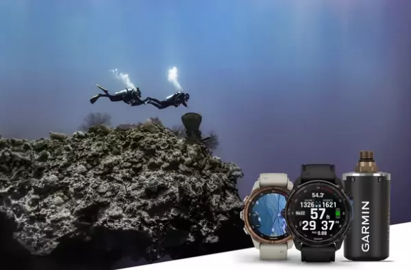 高精度GPS＆ソナーテクノロジー搭載　業界をけん引する腕時計型ダイビングコンピューターに最新モデル登場　「Descent Mk3」シリーズが12月22日(金)発売
