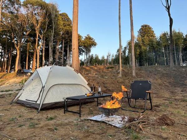 「多古の星キャンプ場」がソロキャンエリアを新設　平日ソロキャン無料キャンペーンを発表