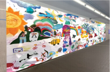 四条通地下道アート展「Art Under the Shijo」の実施～学生チーム6組によるアートの競演～