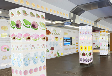 四条通地下道アート展「Art Under the Shijo」の実施～学生チーム6組によるアートの競演～