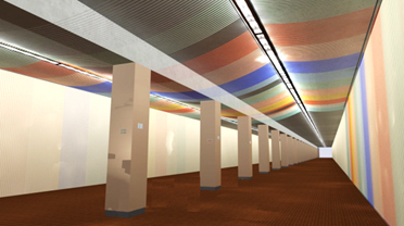 四条通地下道アート展「Art Under the Shijo」の実施～学生チーム6組によるアートの競演～