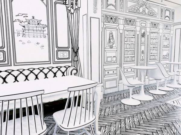 京都初！2Dアートで彩られた不思議な空間のクロッフル専門カフェ『cafeBAW』が京都・錦市場に12/19(火)オープン！