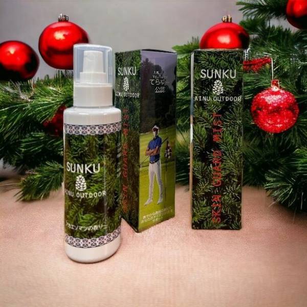 北海道産アカエゾ松精油を主原料とする虫よけ及びアロマミスト「SUNKU　SKIN GUARD MIST」誕生！2024年2月から販売開始