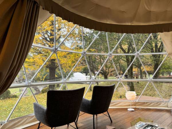 おかげさまで1周年をむかえることができました。オープン1周年限定プラン予約販売開始(またやっちゃいます！)グランピング×イルミネーション【ブリリアントヴィレッジ日光】