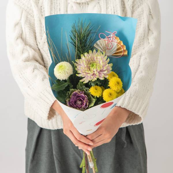 エシカル素材の容器やラッピングを採用日比谷花壇「店頭限定2024年正月フラワーギフト」12月25日（月）から販売開始～エシカルな正月アイテムで、やさしい新年を迎えよう～