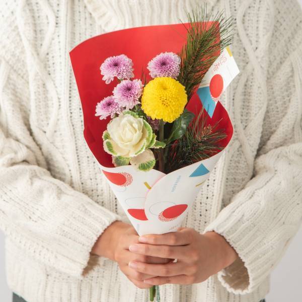 エシカル素材の容器やラッピングを採用日比谷花壇「店頭限定2024年正月フラワーギフト」12月25日（月）から販売開始～エシカルな正月アイテムで、やさしい新年を迎えよう～