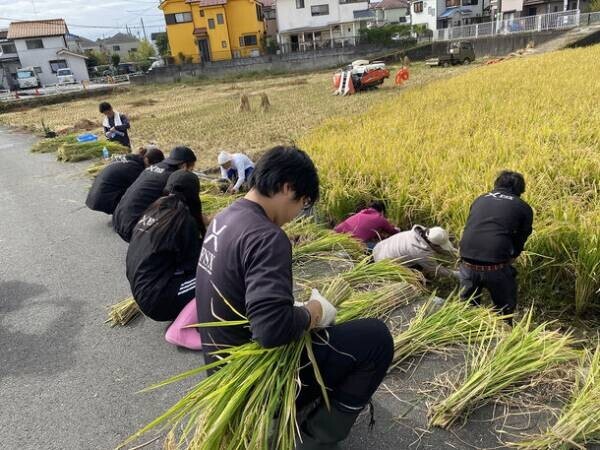 FSX田んぼオーナーとして天神米を初収穫！収穫米の一部を国立市内の「子ども食堂」へ寄付