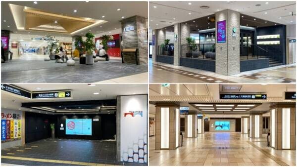 JR東京駅から徒歩1分のヤエチカ(八重洲地下街)館内4箇所の休憩スペースが、リニューアル　様々な方が心地よくとどまることができる、癒しの空間に