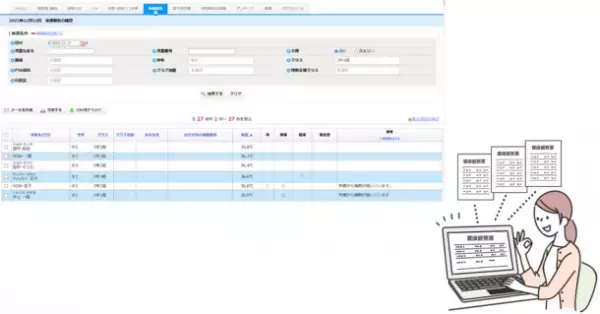 児童生徒の健康状態の確認と記録をサポート「れんらくアプリ」の基本機能に健康観察機能を追加！