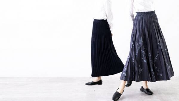 【わずか11分で目標達成】老舗プリーツメーカーの特許技術を活用した「技あり。腰回りすっきりで美形」なデニムリバーシブルスカートが「Makuake」にて好発進