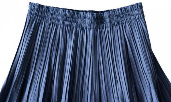 【わずか11分で目標達成】老舗プリーツメーカーの特許技術を活用した「技あり。腰回りすっきりで美形」なデニムリバーシブルスカートが「Makuake」にて好発進