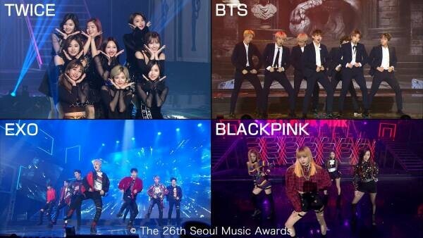 【MUSIC ON! TV（エムオン!）】BTS、SEVENTEEN、BLACKPINKら豪華アーティスト多数出演！韓国の音楽授賞式「ソウル歌謡大賞」2017～2023年開催の7年分をエムオン!で日本語字幕入り 一挙放送！