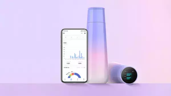 アプリ連携で水分補給量を管理できるスマートボトルがb8ta Tokyo - Shibuya、Yurakuchoに期間限定出品