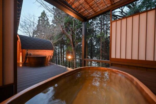 愛知県・蒲郡温泉「風の谷の庵」バレルサウナ付きメゾネットタイプのスイートルームなど全9室をリニューアルし1月13日(土)グランドオープン