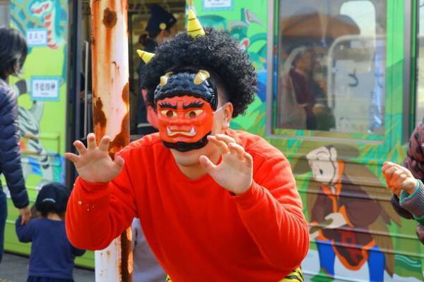 秩父鉄道のイベント臨時列車「節分豆まきトレイン」2/3運行　駅ホームで豆まき！邪気を払い、無病息災を祈願