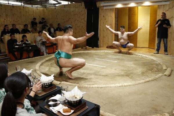 元力士による相撲ショーを間近で体験！浅草にレストラン「浅草相撲部屋」が1月19日(金)グランドオープン！